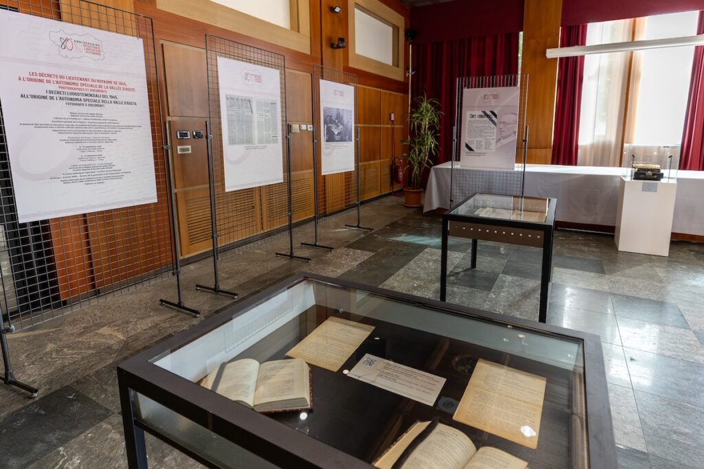 La mostra sui Mostra Decreti Luogotenenziali - Foto Ufficio Stampa Regione Autonoma Valle d