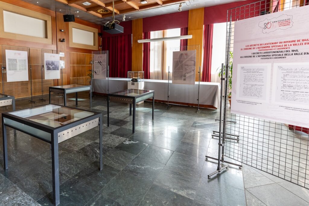 La mostra sui Mostra Decreti Luogotenenziali - Foto Ufficio Stampa Regione Autonoma Valle d