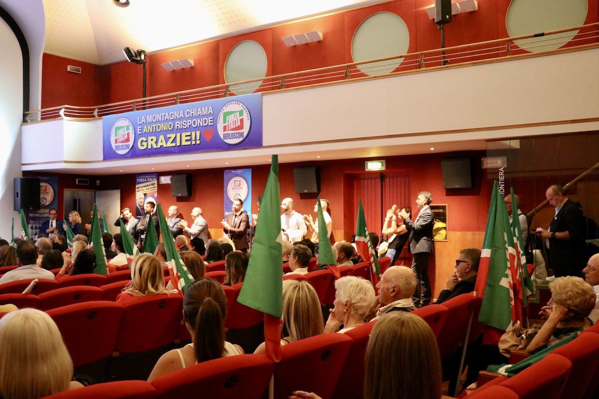 Antonio Tajani ad Aosta Forza Italia