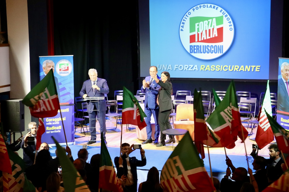 Antonio Tajani ad Aosta Forza Italia