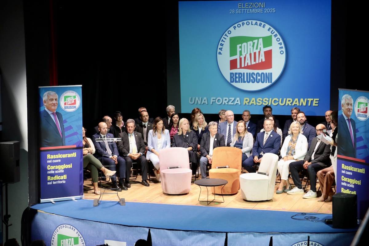 Antonio Tajani ad Aosta Forza Italia