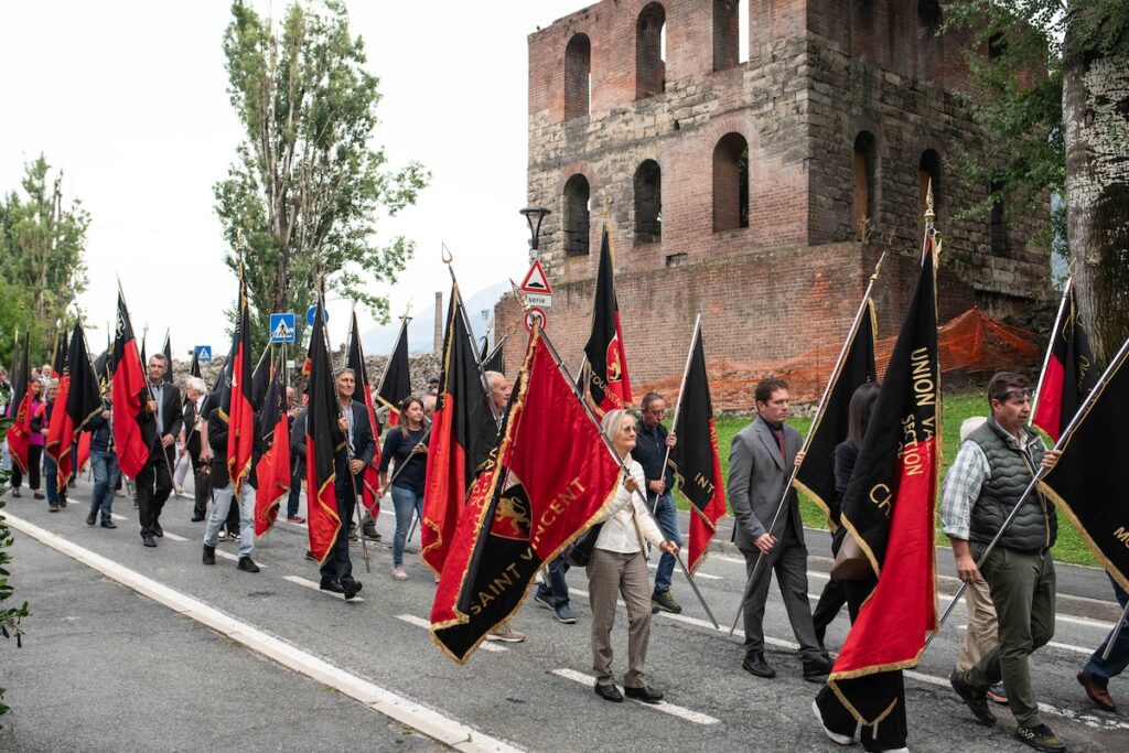 La celebrazione degli 80 anni dell'Union Valdôtaine