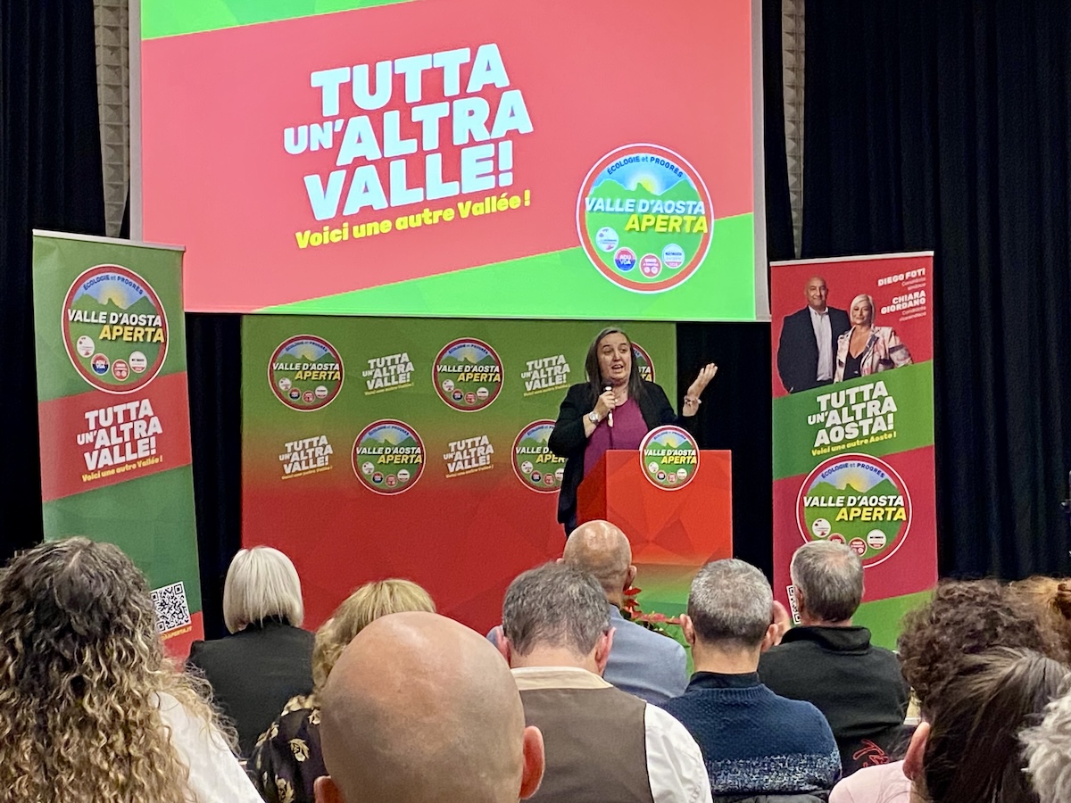 Guichardaz VdA Aperta comizio chiusura