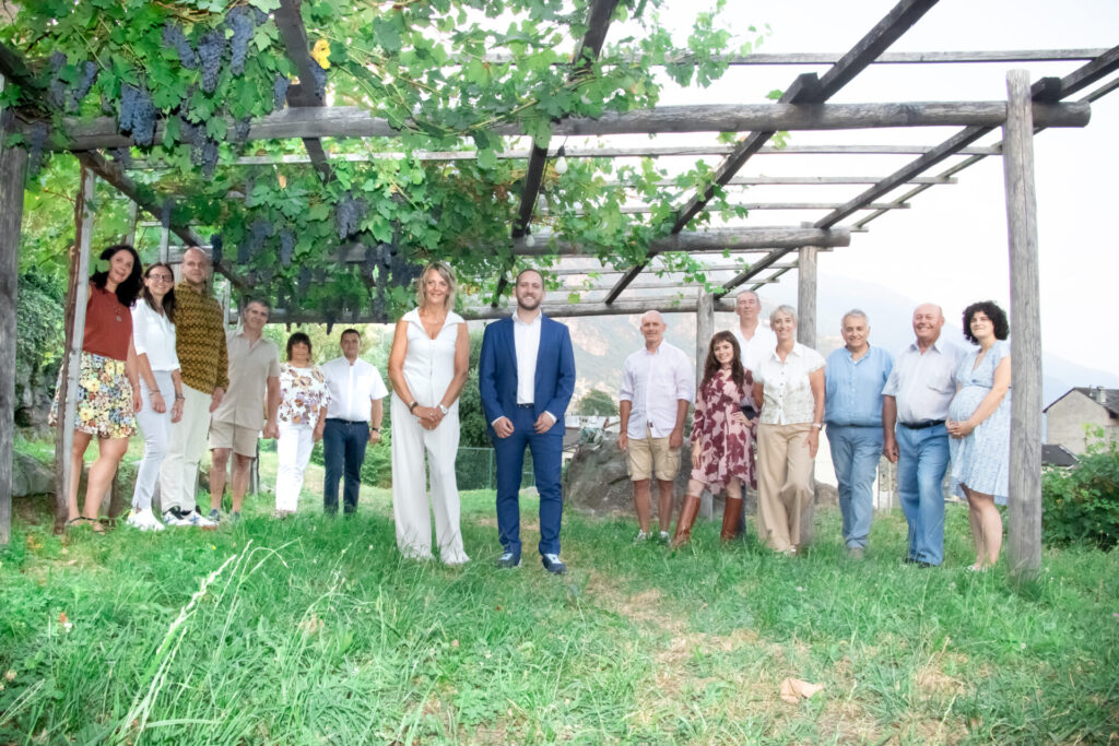 I candidati della lista Vivre Donnas