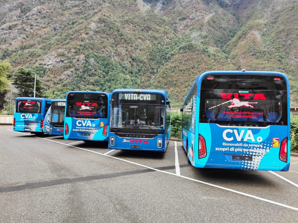 I nuovi autobus elettrici