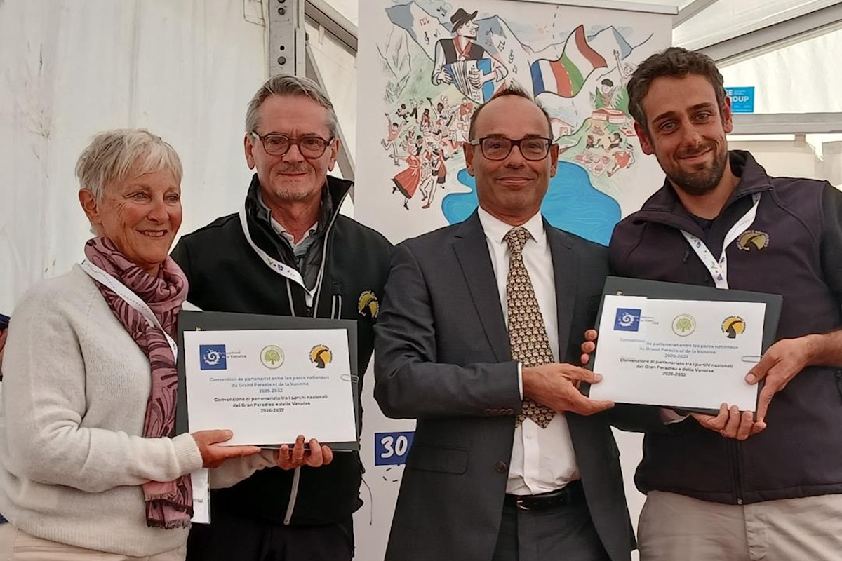 La firma della convenzione tra il Parco Nazionale Gran Paradiso ed il Parc National de la Vanoise