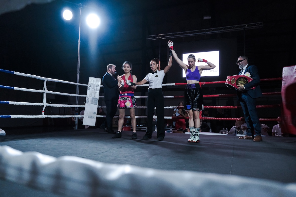 Federica Macrì alla Aosta Boxing Night 3