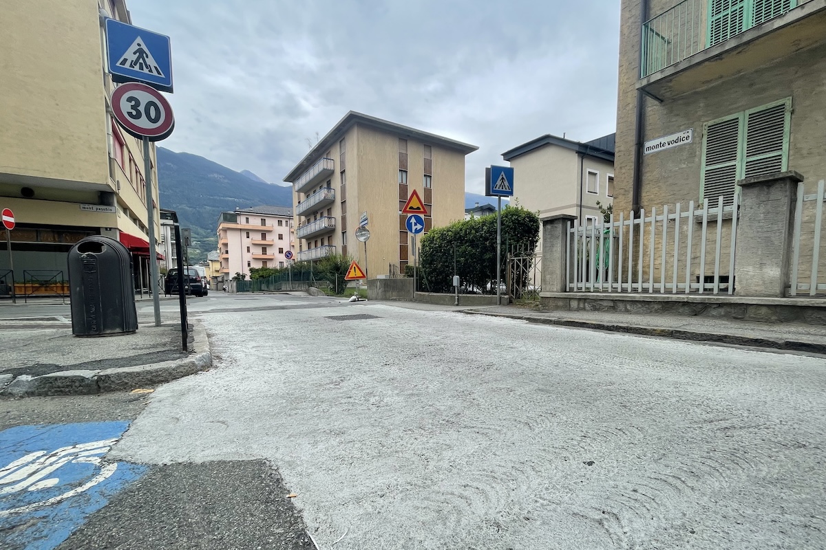 Via Monte Vodice, ad Aosta