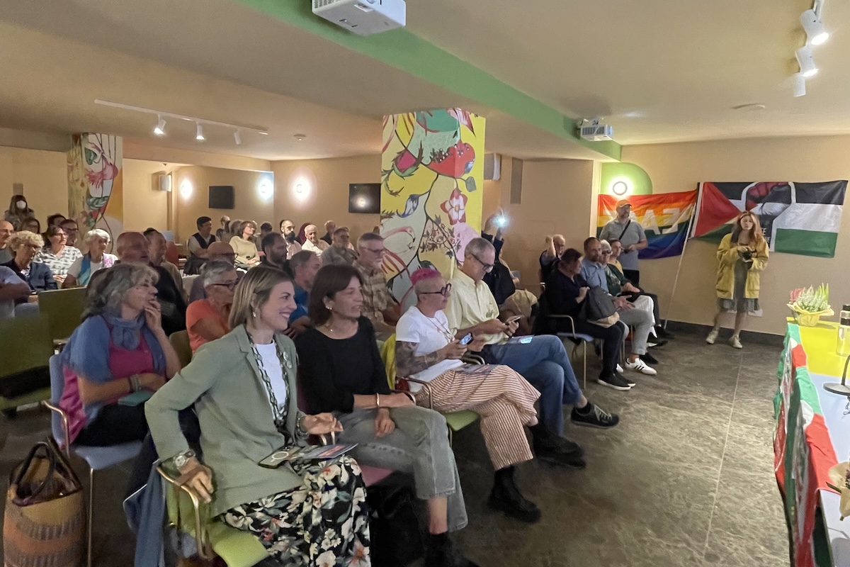 La platea di Avs - Rete civica ad Aosta