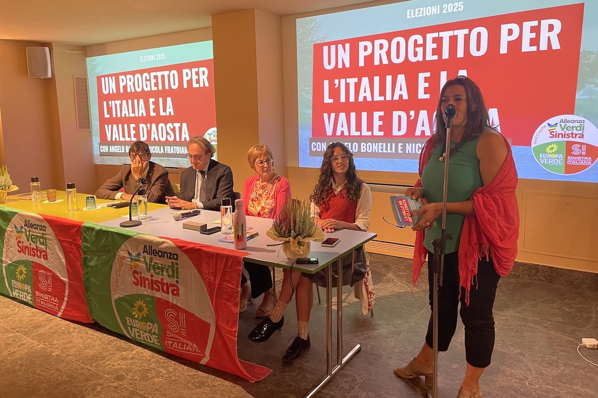 La serata di Avs - Rete civica ad Aosta