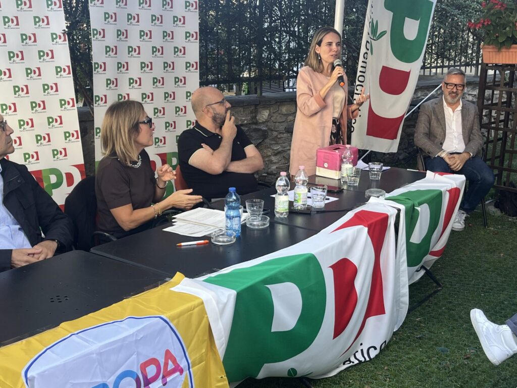 Comizio Pd