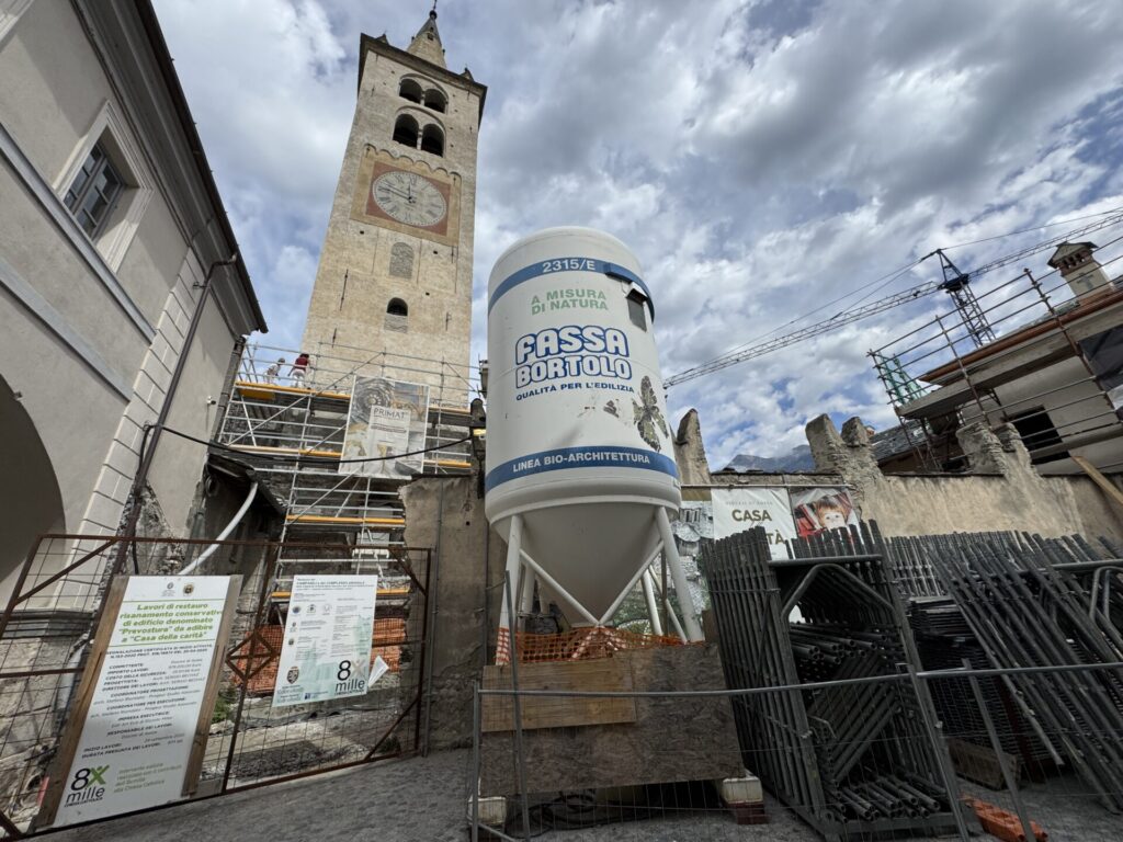 Il cantiere della Casa della carità