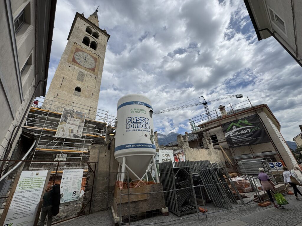 Il cantiere della Casa della carità