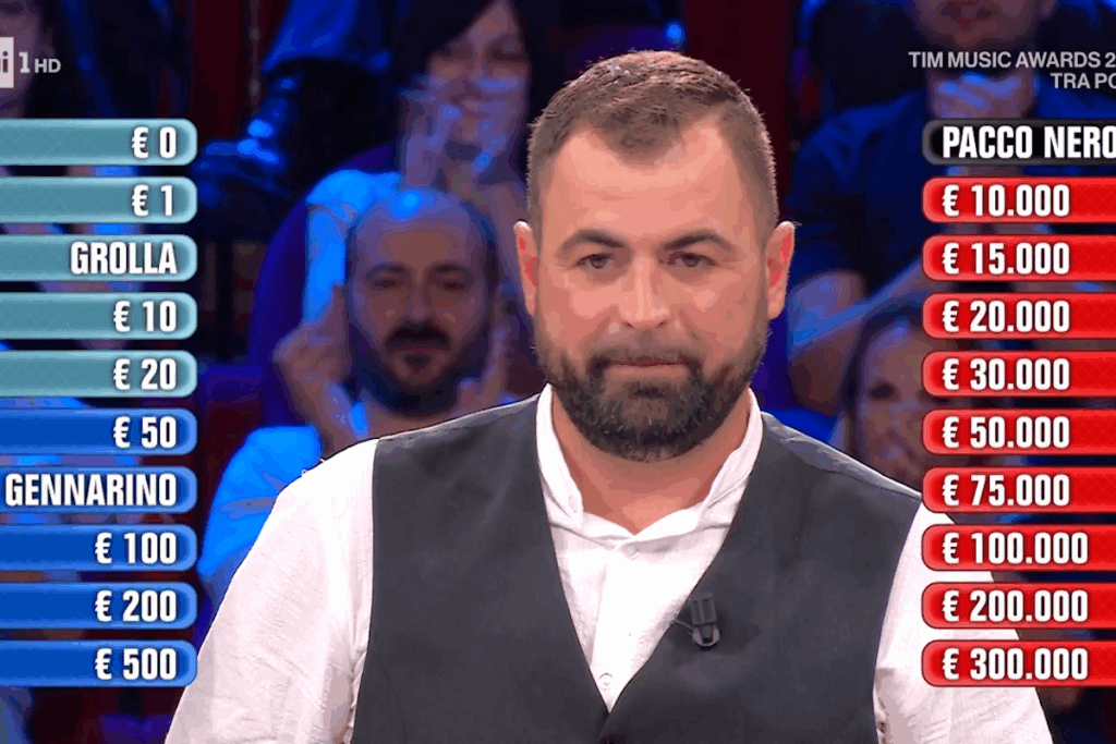 Il carpentiere di Nus Mattia ad Affari tuoi