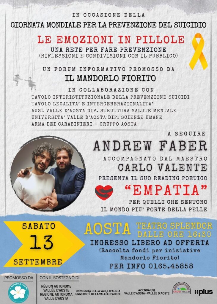 Locandina evento Andrew Faber