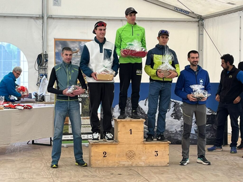 Podio Valsavara Trail maschi
