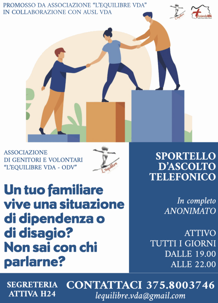 Volantino Sportello d'ascolto l'Equilibre