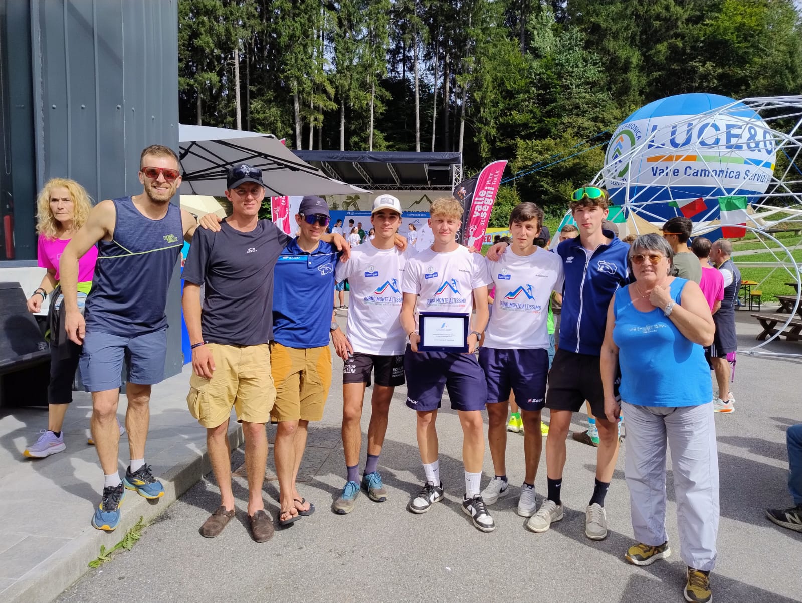 Squadra APD Pont Saint Martin campionati Italiani di corsa in montagna