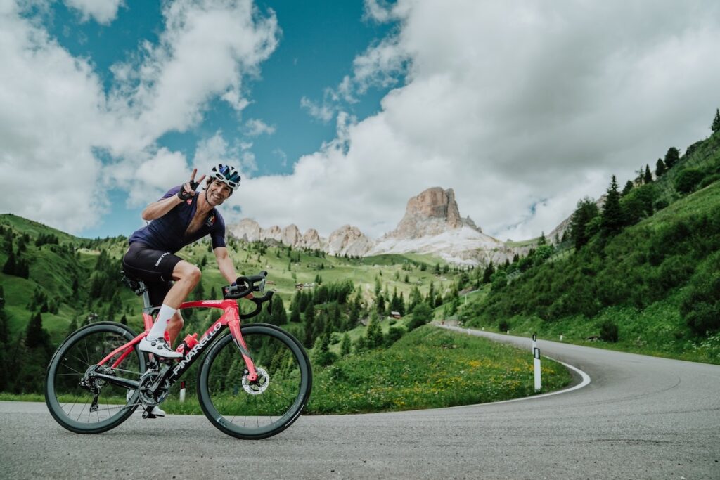 Hervé Barmasse in "Supermaratona". La salita al Giau - Photo Valentina Celest