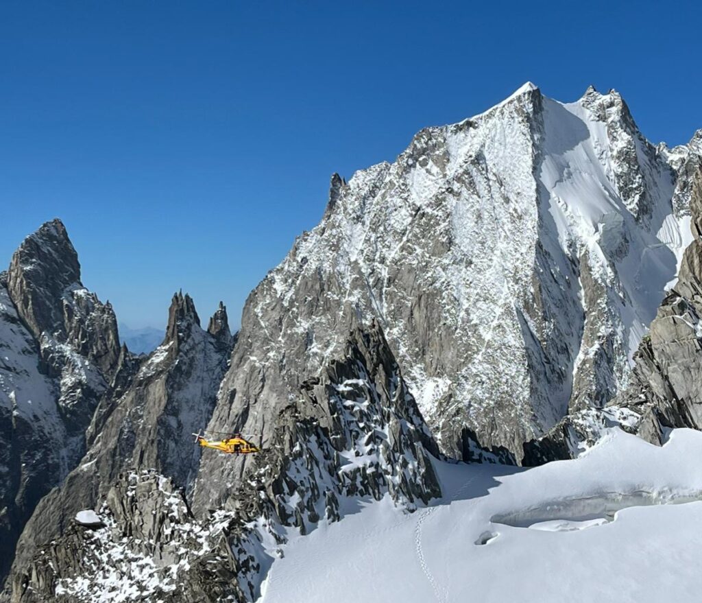 Soccorso alpino valdostano Monte Bianco