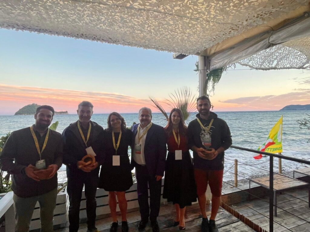 i premiati valdostani la delegata anselmet e il direttore gasco