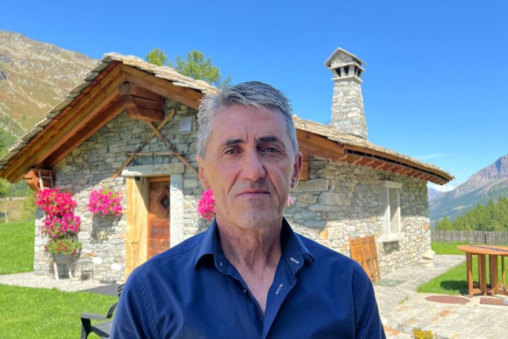 Il sindaco di Valgrisenche Daris Luboz