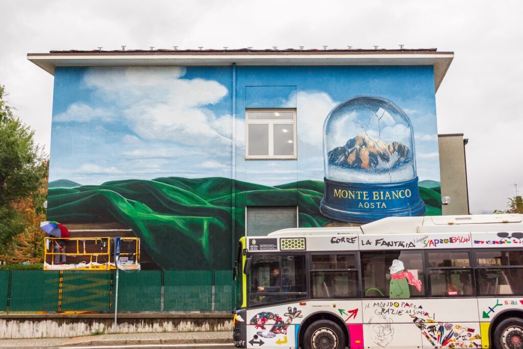 Il murale di Ozmo all