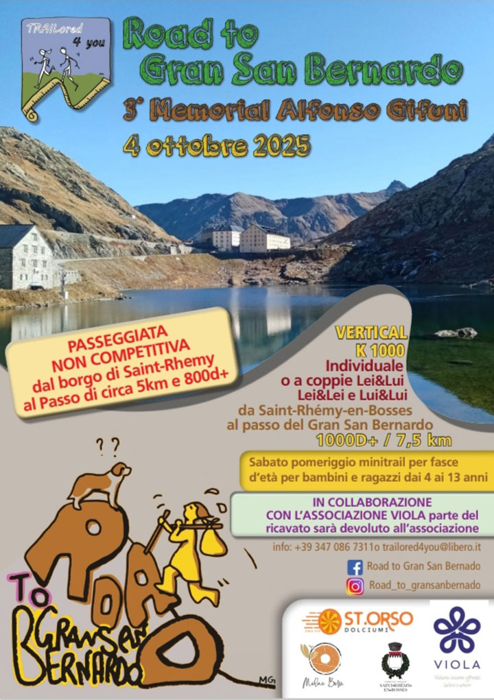 volantino road to gran san bernardo