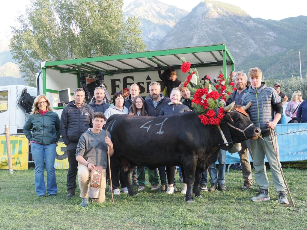 Merlitta di Paola Stévenin, già protagonista a Gressoney, ha vinto il bosquet di secondo peso