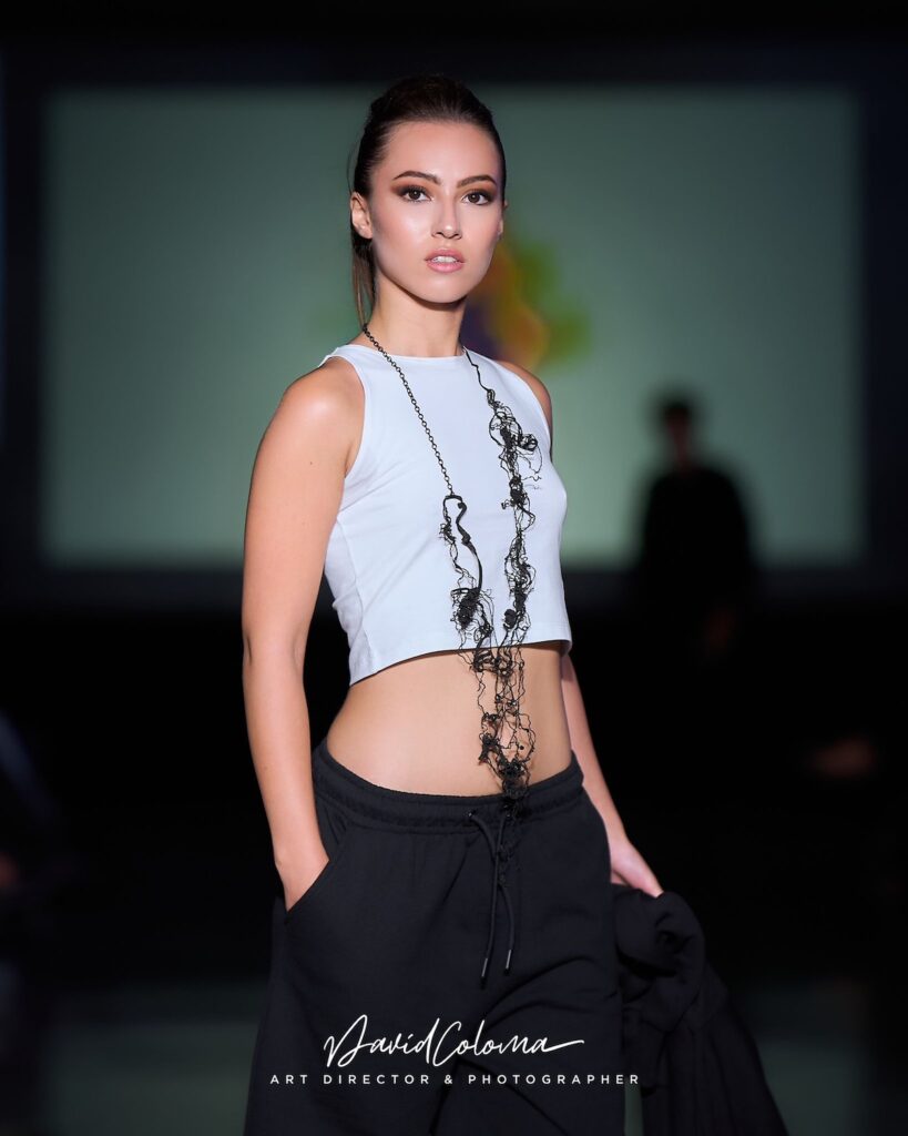 Amel Sedrati alla Milano Fashion Week 2025