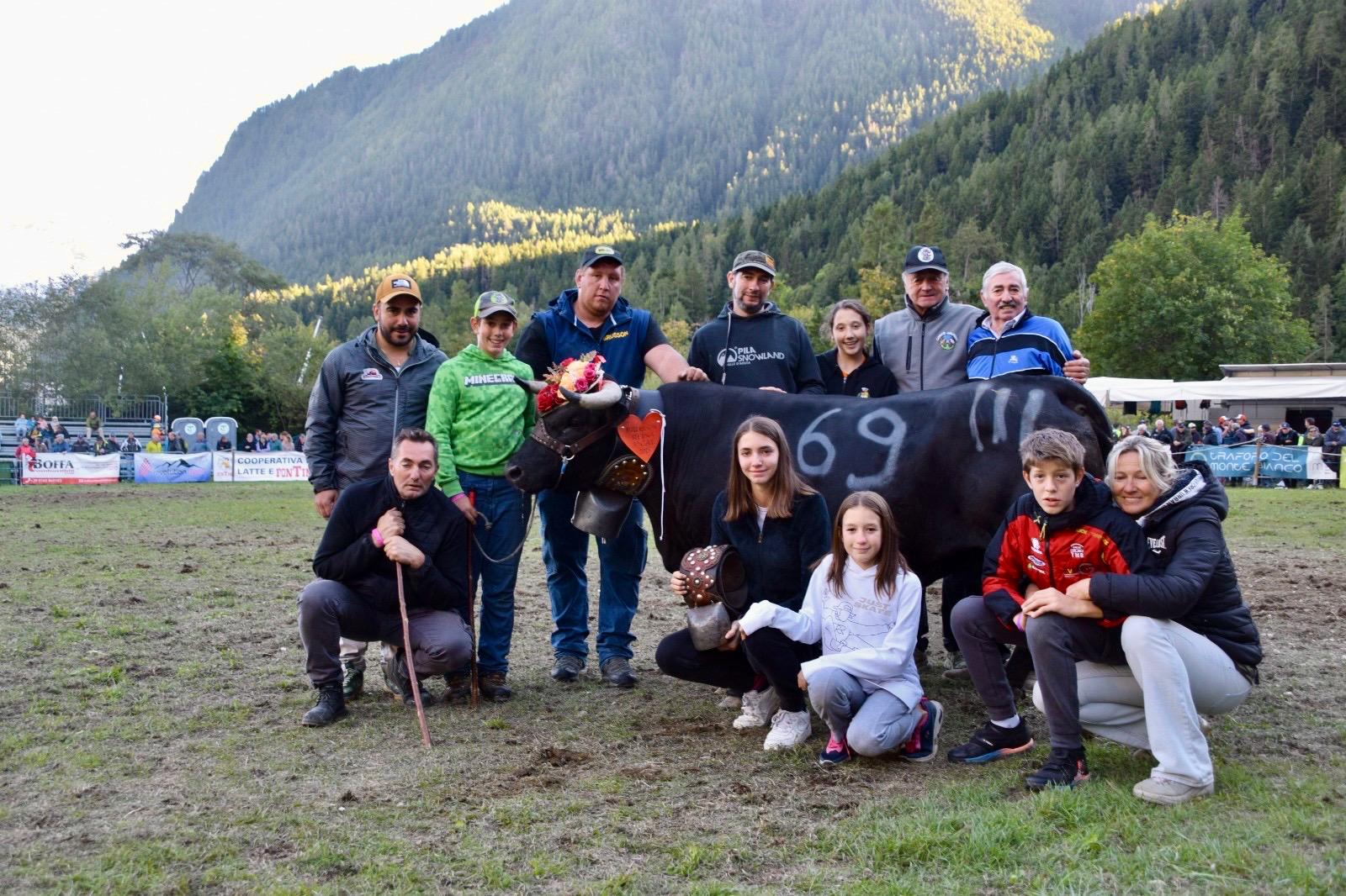 Maudite di Gildo Bonin, regina a Brusson a settembre e a Gressoney-Saint-Jean l’estate scorsa, punta a fare bene pure alla Croix-Noire