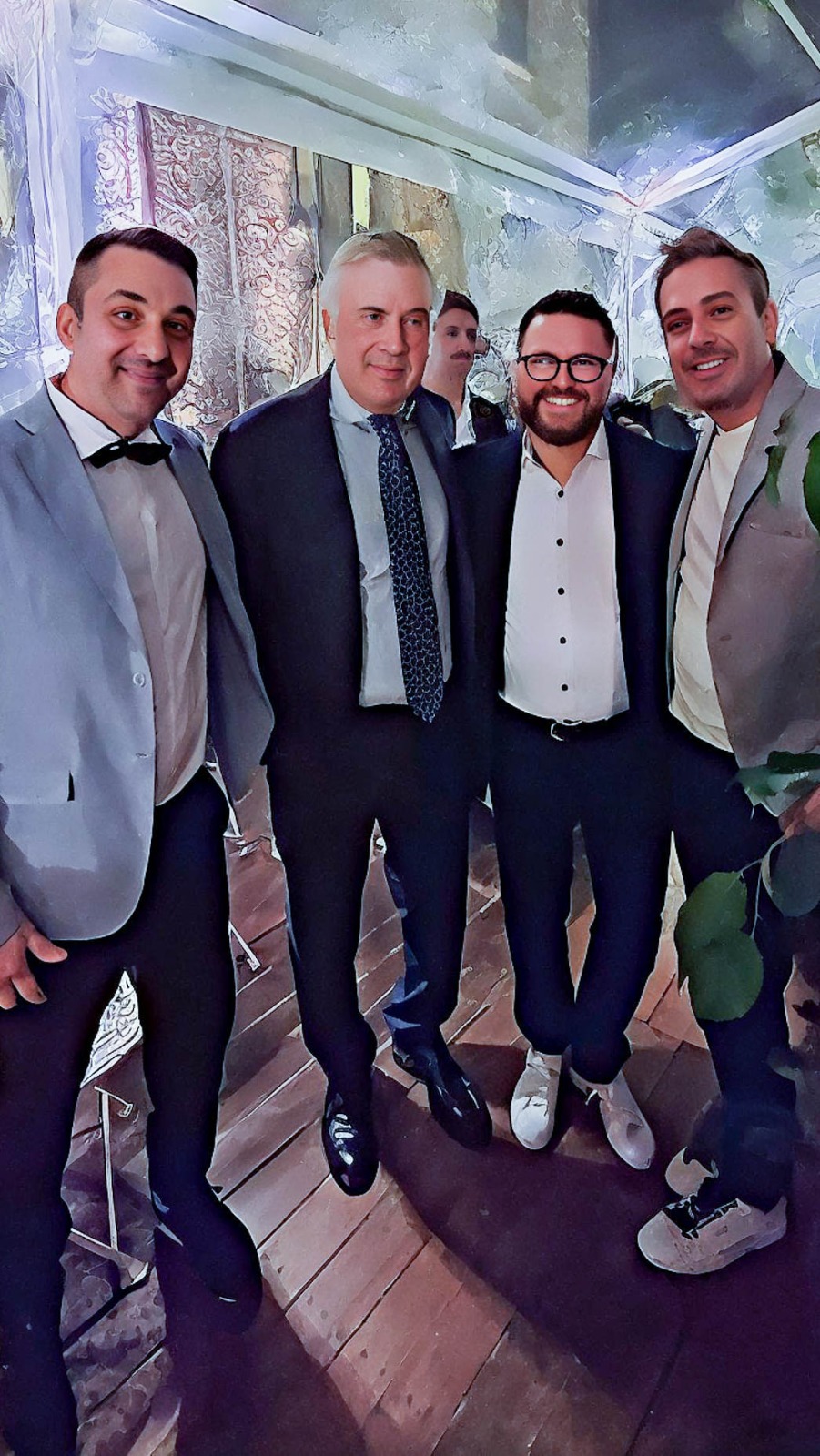 Il team di TurismOK con Calo Ancelotti