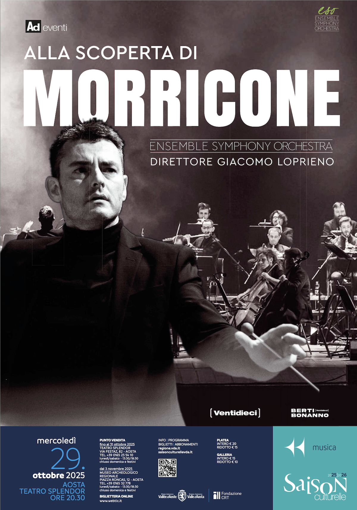 Locandina Alla scoperta di Morricone