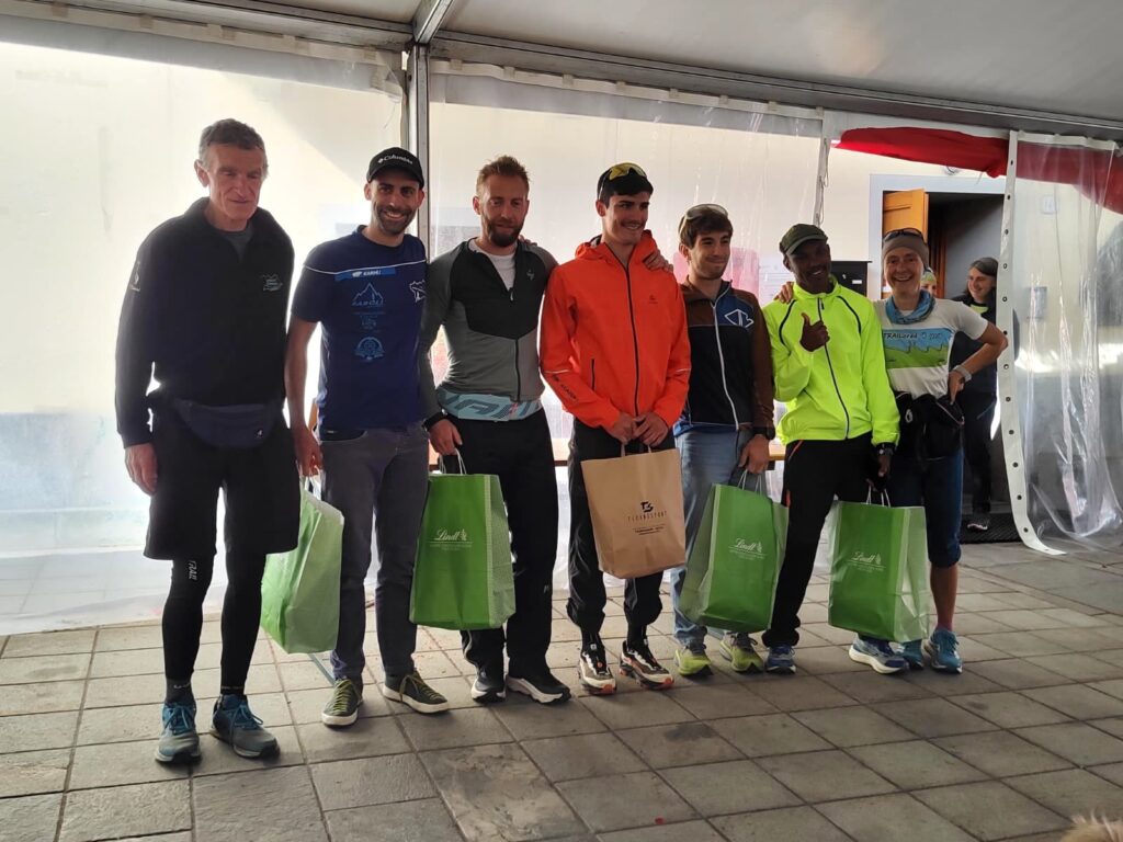 Road to Gran San Bernardo podio