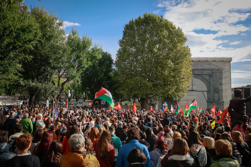 Sciopero generale per Gaza Ph Nicole Jocollé