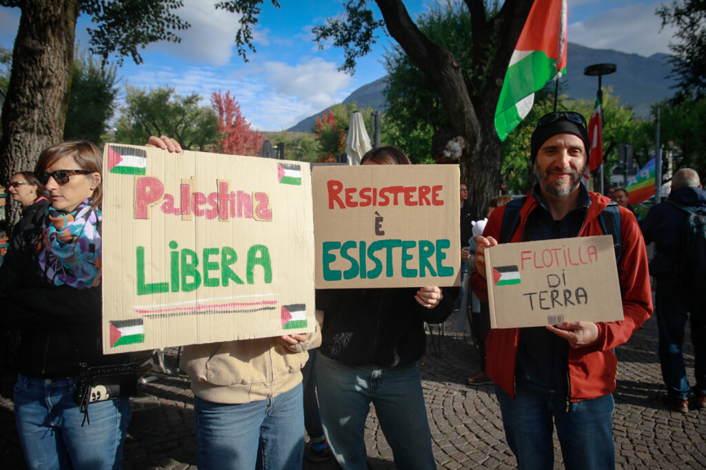 Sciopero generale per Gaza Ph Nicole Jocollé