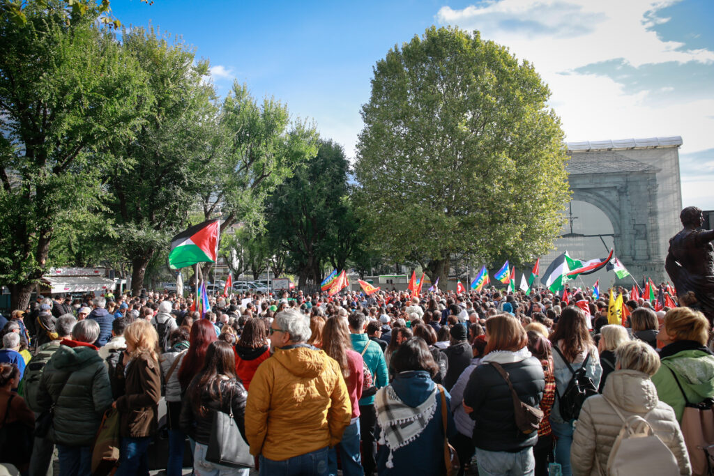 Sciopero generale per Gaza Ph Nicole Jocollé