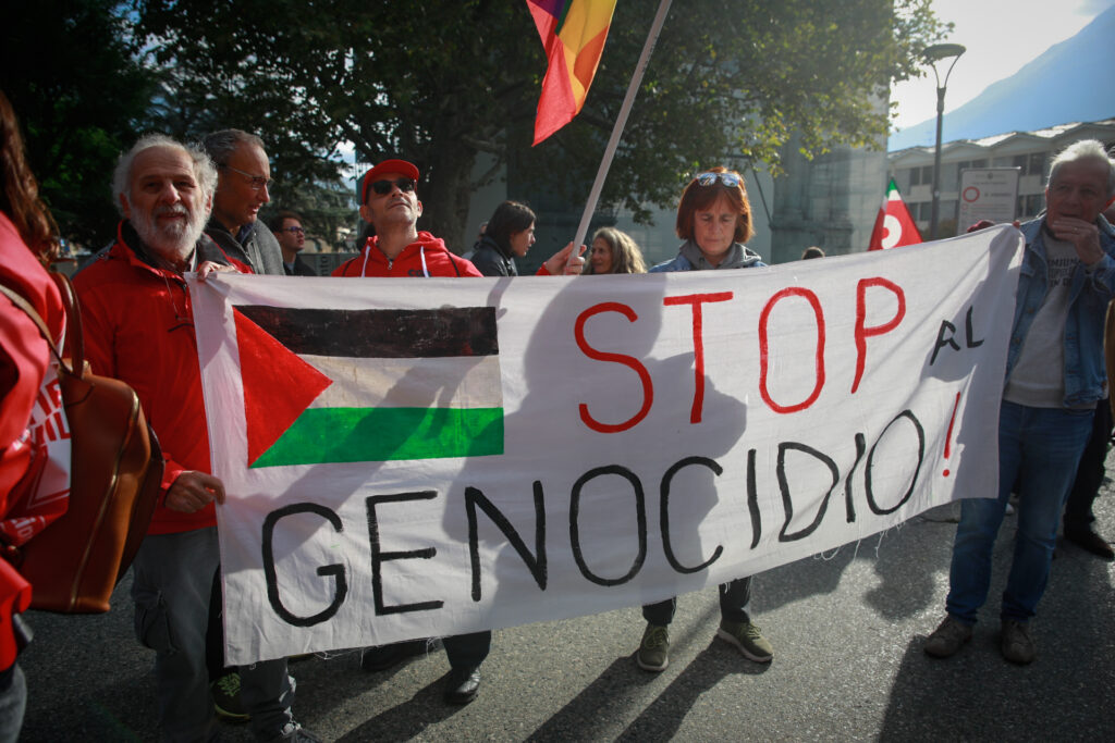 Sciopero generale per Gaza Ph Nicole Jocollé