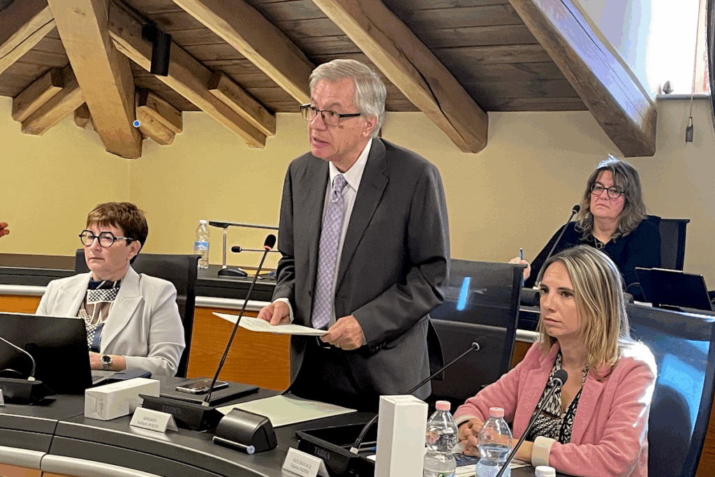 Il sindaco di Aosta Raffaele Rocco