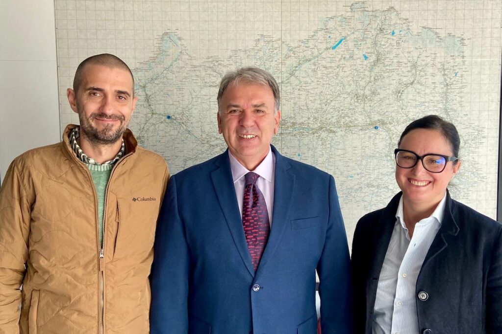 Le nuove nomine Usl. Da sx: Luboz, Brinato e Impérial