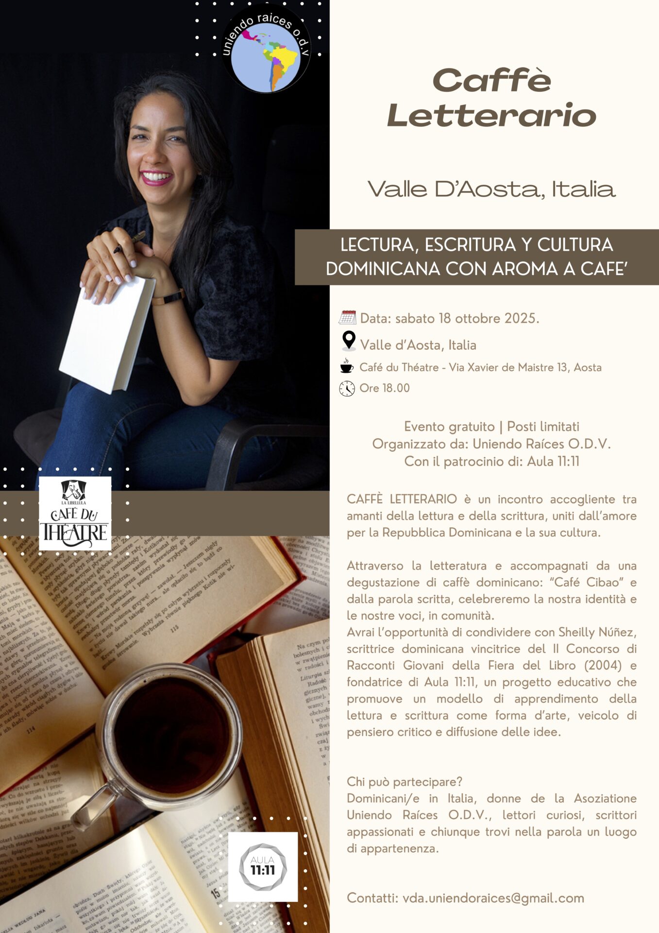 caffè letterario uniendo raices
