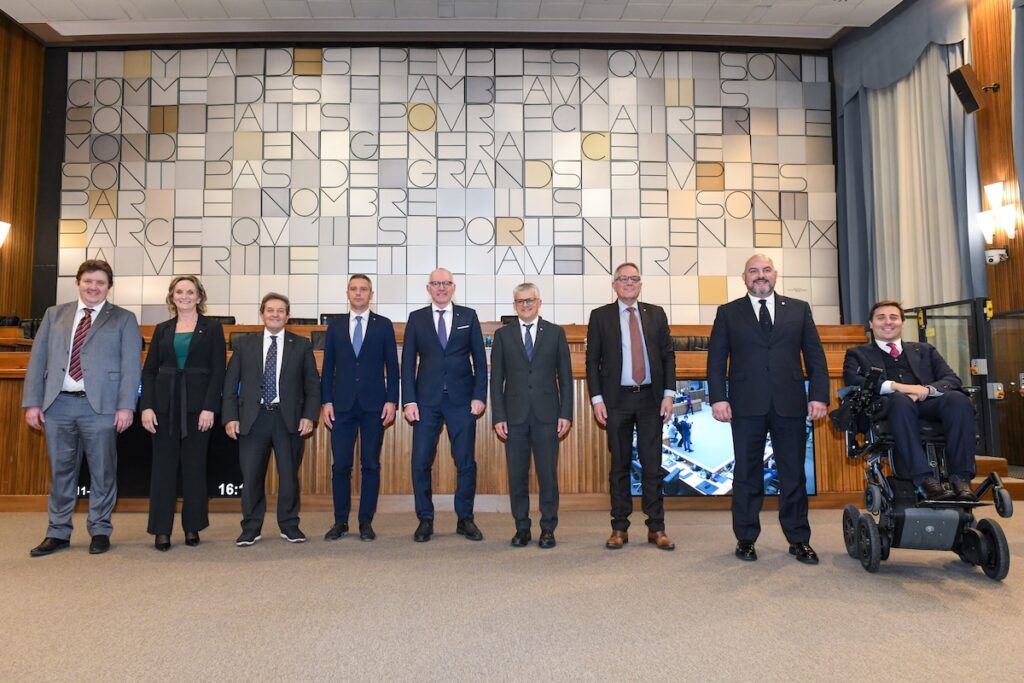 La Giunta regionale guidata da Renzo Testolin - ph PaoloRey