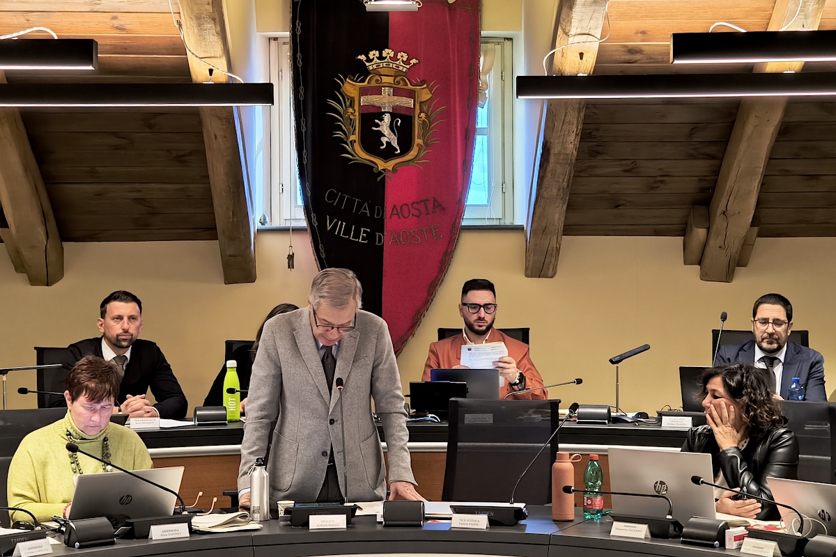 Il sindaco di Aosta Raffaele Rocco