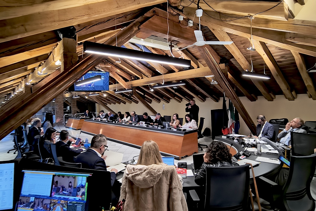 Il Consiglio comunale di Aosta - Foto Facebook Comune di Aosta