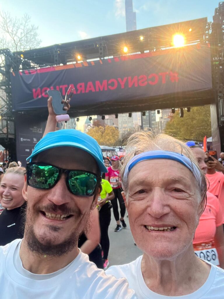 Egidio e Patrick Marquis alla Maratona di New York