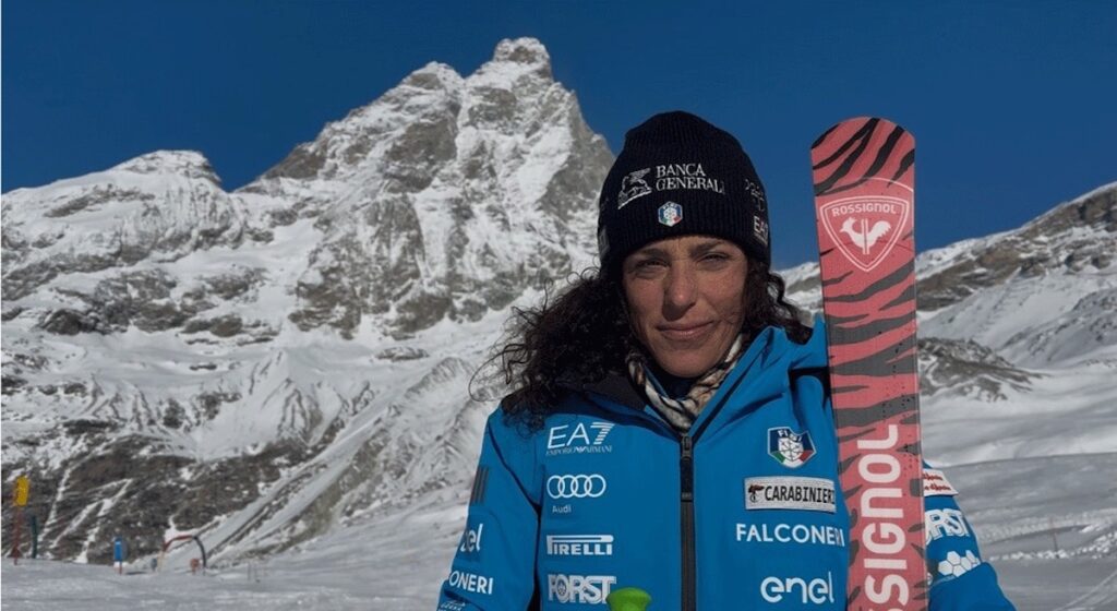 Federica Brignone a Cervinia foto Fisi
