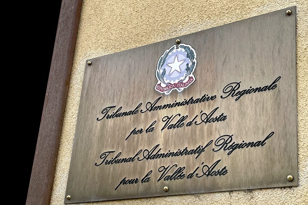 Tar - Tribunale amministrativo regionale di Aosta