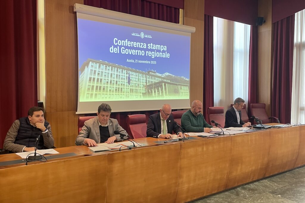 La conferenza stampa di Giunta regionale