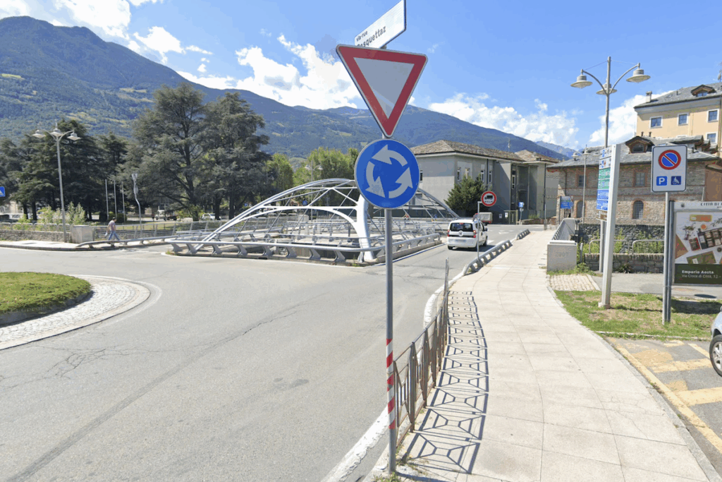 Il ponte nuovo sul Buthier