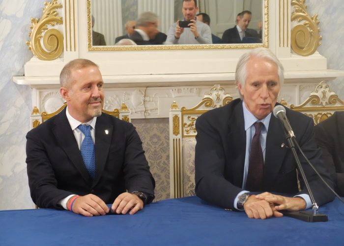 Jean Dondeynaz e Giovanni Malagò